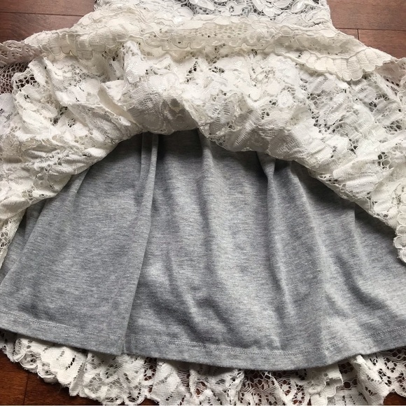 Pink & Violet Lace and Jersey Knit Dress, Size 6X - Picture 8 of 12